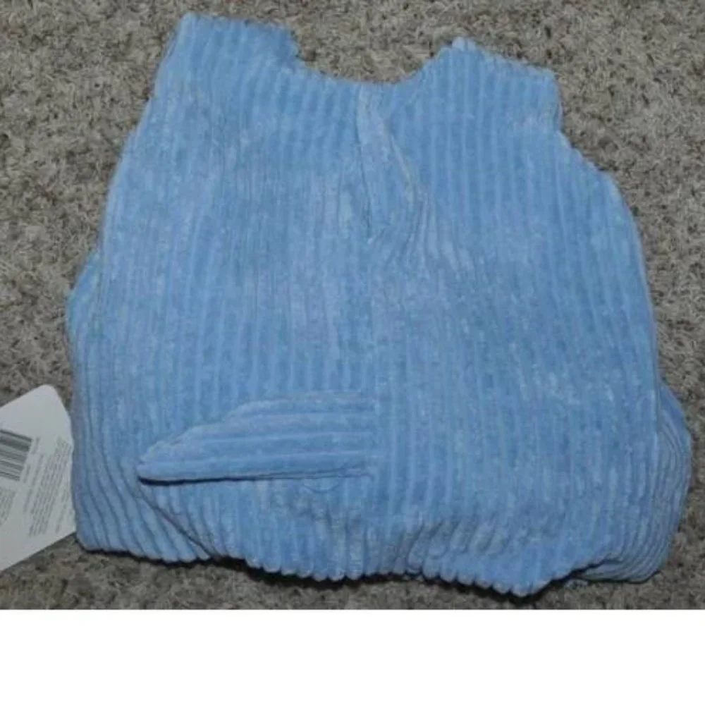 Dog Puppy 12/24 mths Halloween Costume Blue Corduroy 4 Pc Vest, Hood Toddler